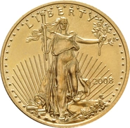 2008 1/4oz American Eagle Gold Coin