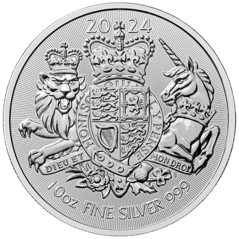 2024 Royal Arms Silver Coin 10oz