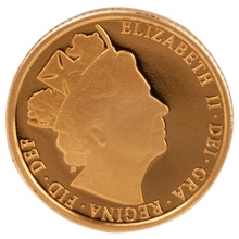 2016 Proof Gold Quarter Sovereign Butler Effigy
