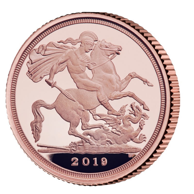 2019 Proof Gold Quarter Sovereign