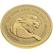 2025 The Lion and The Eagle 1oz Gold Coin