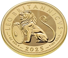 2025 1oz The British Lion Gold Coin