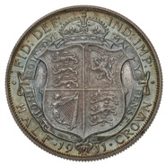 1911 George V Silver Half Crown Proof