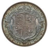 1911 Proof Silver Half Crown Coin George V