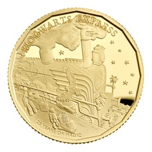 2022 Proof 1/4oz 25th Anniversary of Harry Potter Gold Coin The Hogwarts Express Boxed
