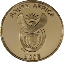 2005 1/4oz Natura Mapungubwe Gold Proof Coin Boxed