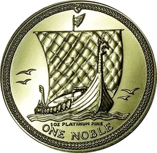 Isle of Man Noble Platinum Coin 1oz