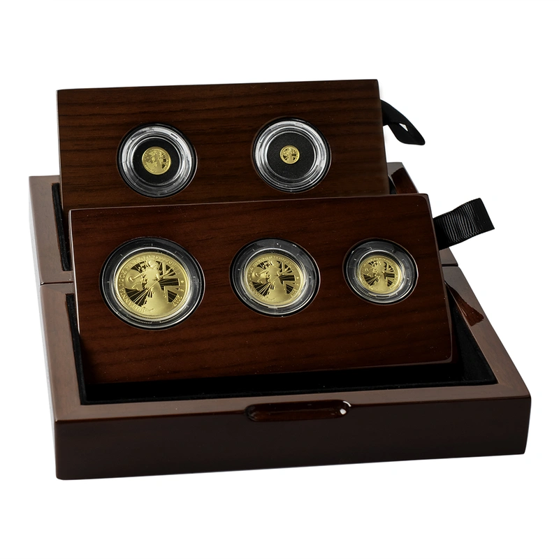 2017 Proof Gold Britannia 5 Coin Set Boxed