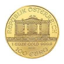 2021 Austrian Gold Philharmonic Coin 1oz