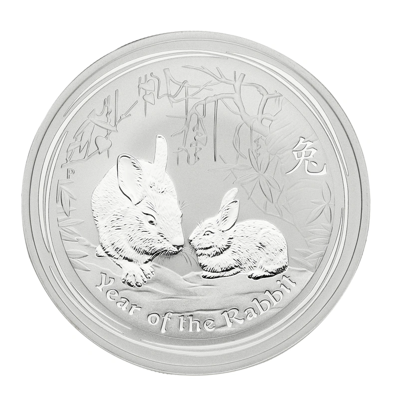 2011 Year of the Rabbit Silver Coin 1oz Perth Mint Australian Lunar Series
