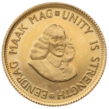 1980 R2 Gold Coin 2 Rand South Africa