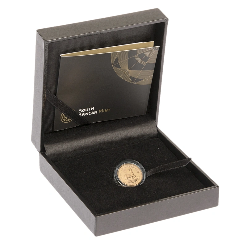 2017 Proof 1/10oz Krugerrand Gold Coin 50th Anniversary Boxed