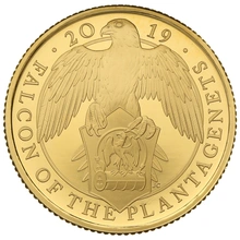 2019 1/4oz Proof Falcon of the Plantagenets Gold Coin Queen's Beasts