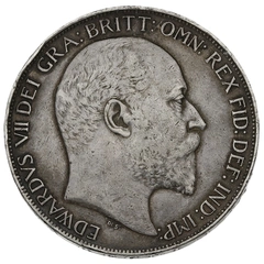 1902 Silver Crown Coin Edward VII