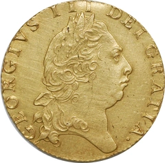 1798 Gold Guinea Coin George III Extremely Fine