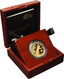 2016 Proof Year of the Monkey Gold Coin 1oz Royal Mint Lunar Series Boxed