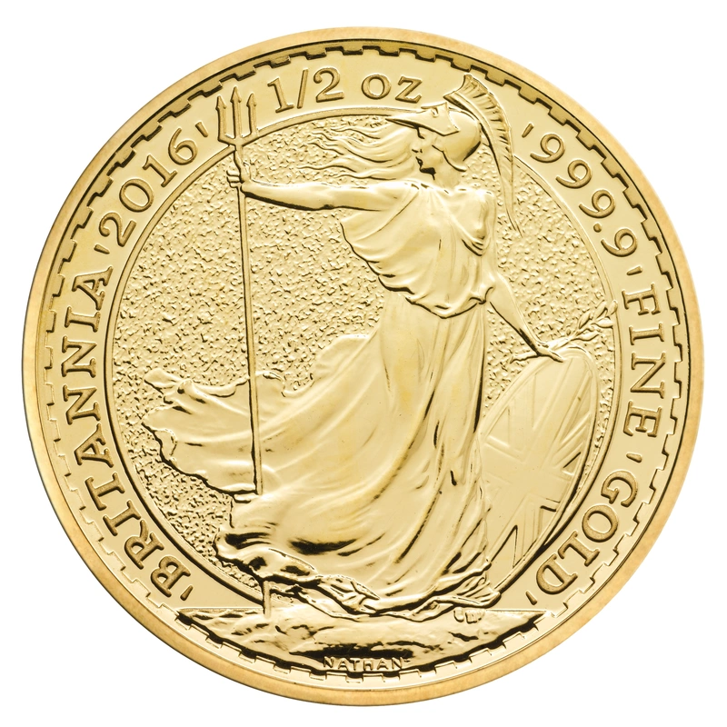 2016 1/2oz Gold Britannia Coin