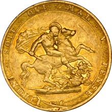 1817 Gold Sovereign - George III NGC VF30
