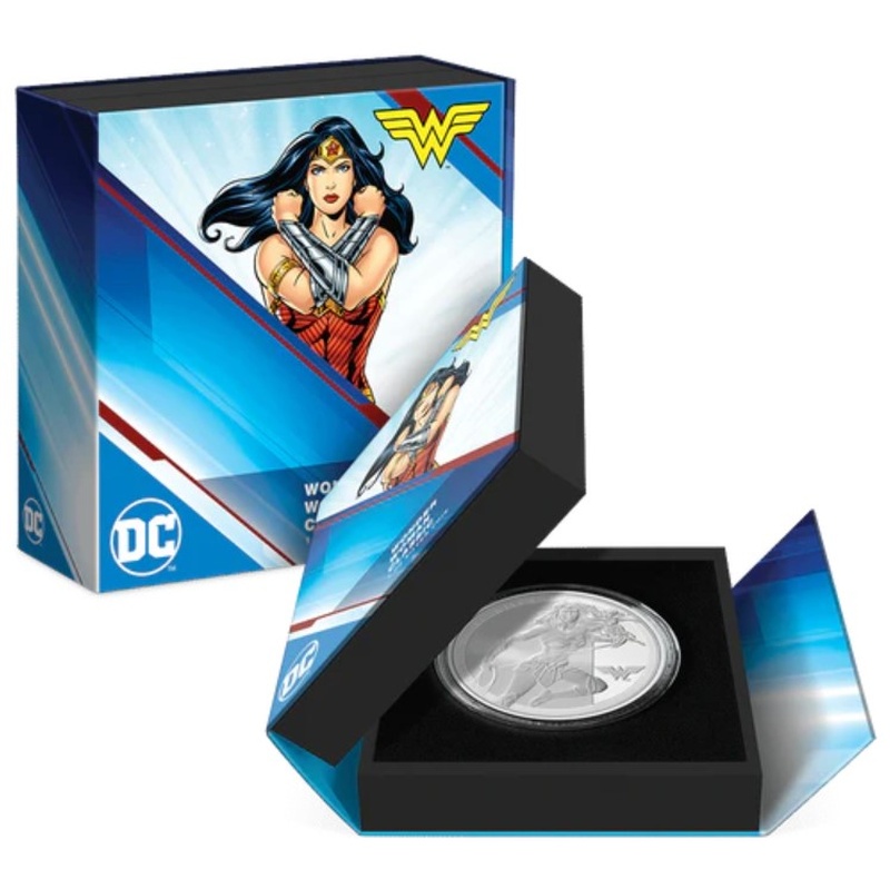 2023 Proof Wonder Woman Silver Coin 1oz Boxed