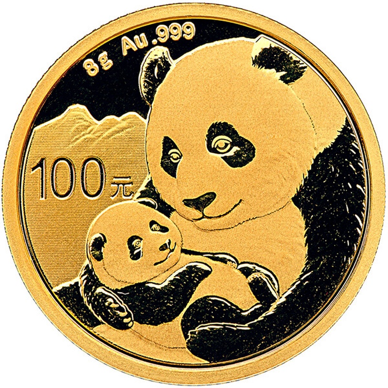2019 8g Chinese Panda Gold Coin