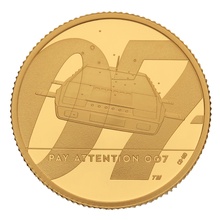 2020 Proof 1/4oz James Bond 007 Gold Coin Pay Attention 007 Boxed