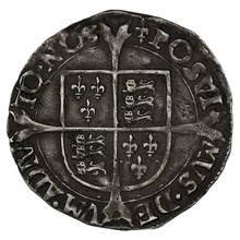 1554 Silver Groat Fourpence Coin Philip & Mary Groat