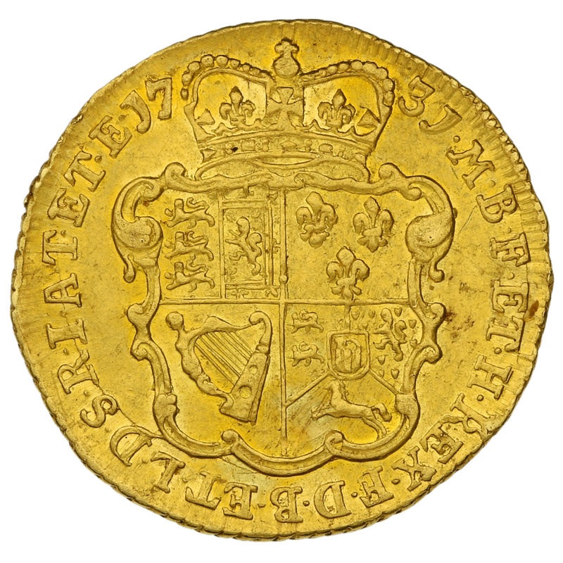 1731 Gold Half Guinea Coin George II