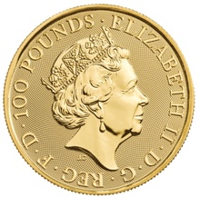 2023 Yale of Beaufort Gold Coin Tudor Beasts 1oz