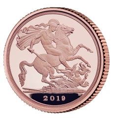 2019 Proof Gold Quarter Sovereign