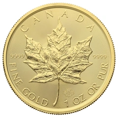 2019 Canadian Maple Leaf Gold Coin 1oz
