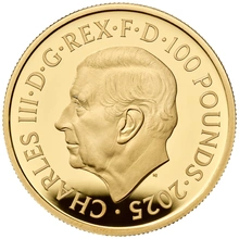 2025 Royal Mint 1oz Year of the Snake Proof Gold Coin Boxed