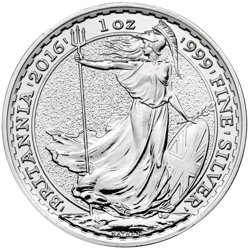 2016 1oz Silver Britannia Coin Lunar Edge Year of the Monkey