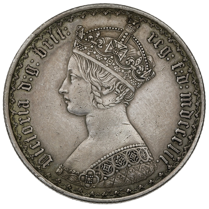 1852 Florin Silver Coin Queen Victoria