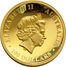 2016 High Relief Proof Australian Koala Gold Nugget Coin 1oz