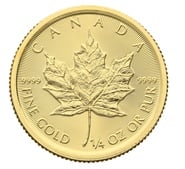 2019 1/4oz Canadian Maple Leaf Gold Coin