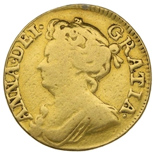 1713 Gold Guinea Coin Queen Anne
