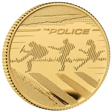 2023 Proof 1/4oz The Police Gold Coin Music Legends Boxed