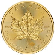 2024 Canadian Maple Leaf Gold Coin 1oz