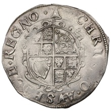 1634-5 Charles I Hammered Silver Shilling mm Bell
