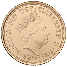 2019 Gold Sovereign Coin Matte NGC MS70