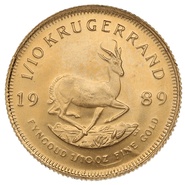 1989 Proof 1/10oz Krugerrand Gold Coin