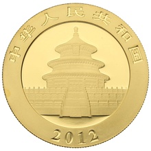 2012 1oz Chinese Panda Gold Coin