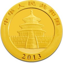 2013 1oz Chinese Panda Gold Coin