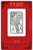 PAMP 1oz 2022 Year of the Tiger Platinum Minted Bar