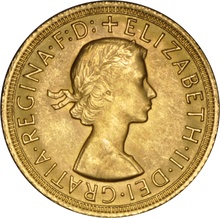 1968 Gold Sovereign Coin Elizabeth II Young Head
