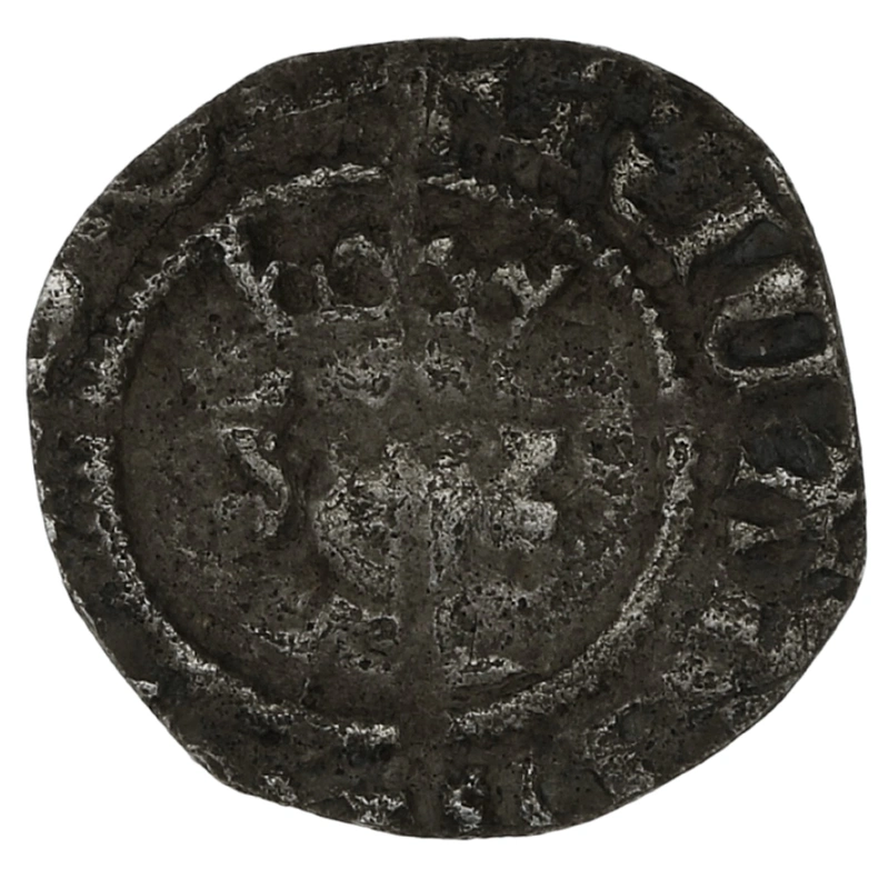 1377-1399 Silver Half Penny Coin Richard II Good Fine