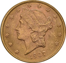American Liberty Head Gold Double Eagle $20