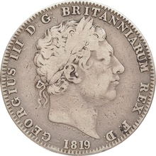 1819 Silver Crown Coin George III
