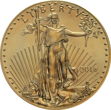 2016 American Eagle Gold Coin 1oz PCGS MS69