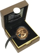 2009 Proof Gold Crown £5 Coin Countdown to London 2012 Swimming Boxed